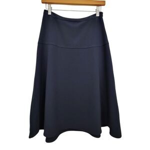 Paniz Dark Blue A Line Skirt Side Zipper Size 2